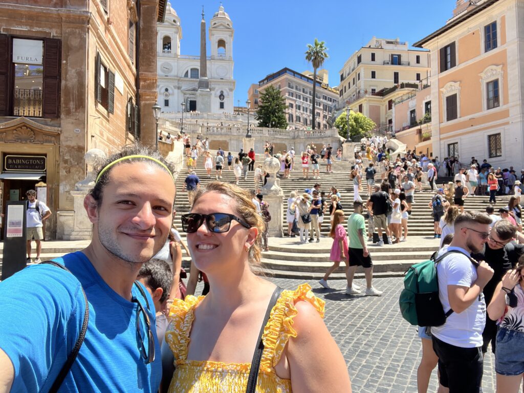 About Us - at the Spanish Steps