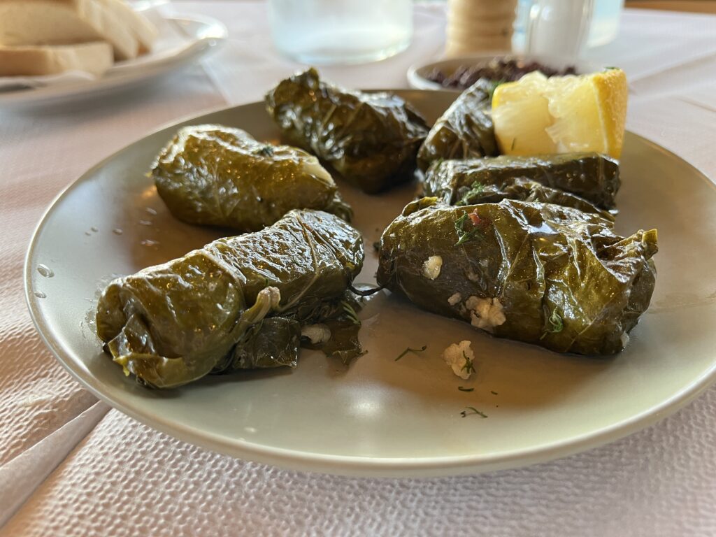 Peloponnese Delphi gluten free vine leaves