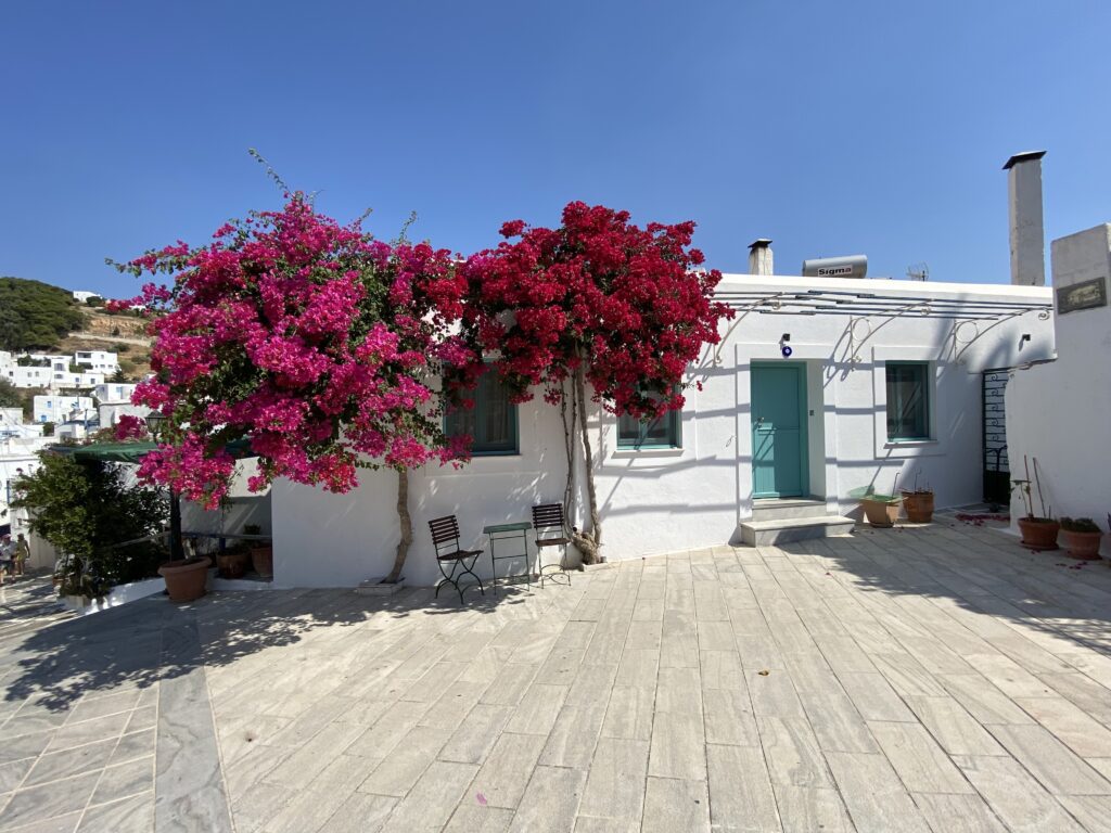 Lefkes village on Paros island, Greece