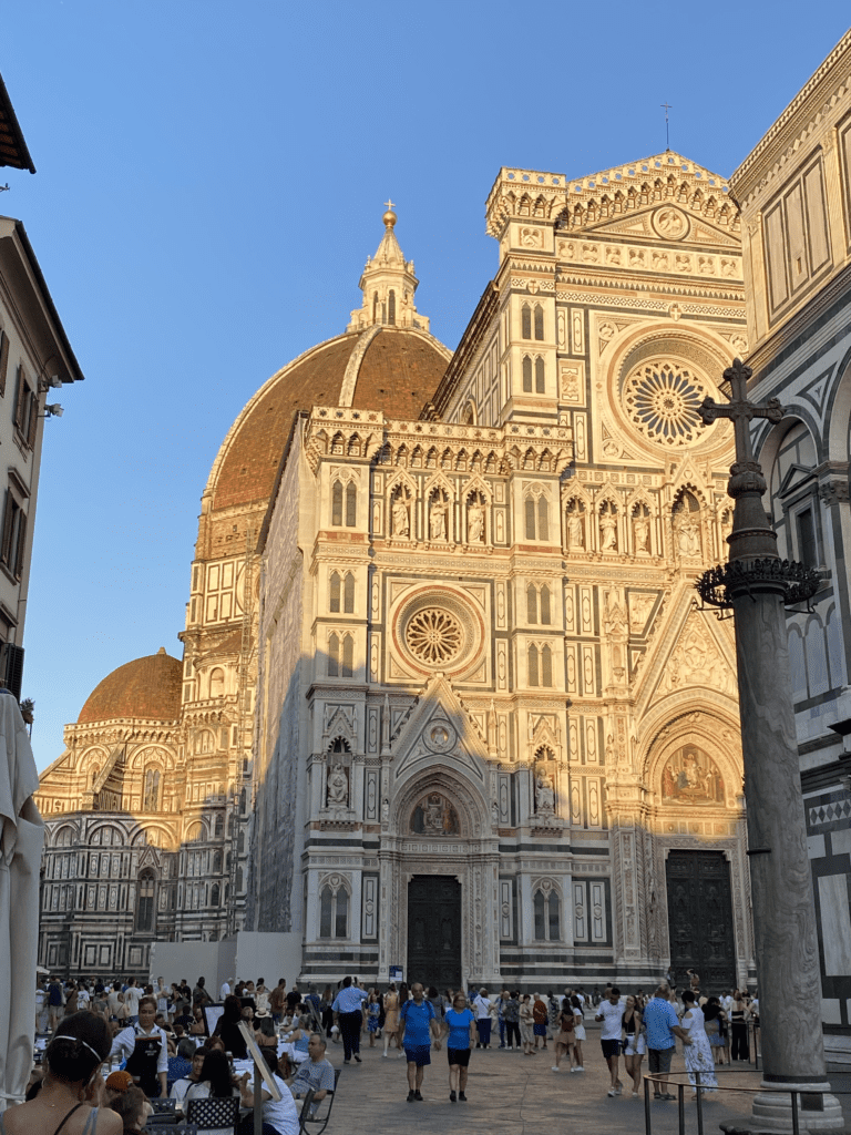 Florence Duomo area with cathedral in foreground