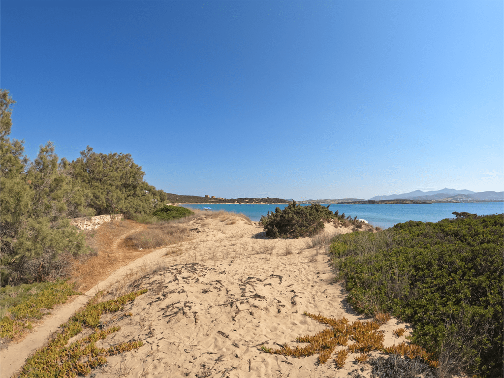 Lageri beach just outside Naousa, Paros.