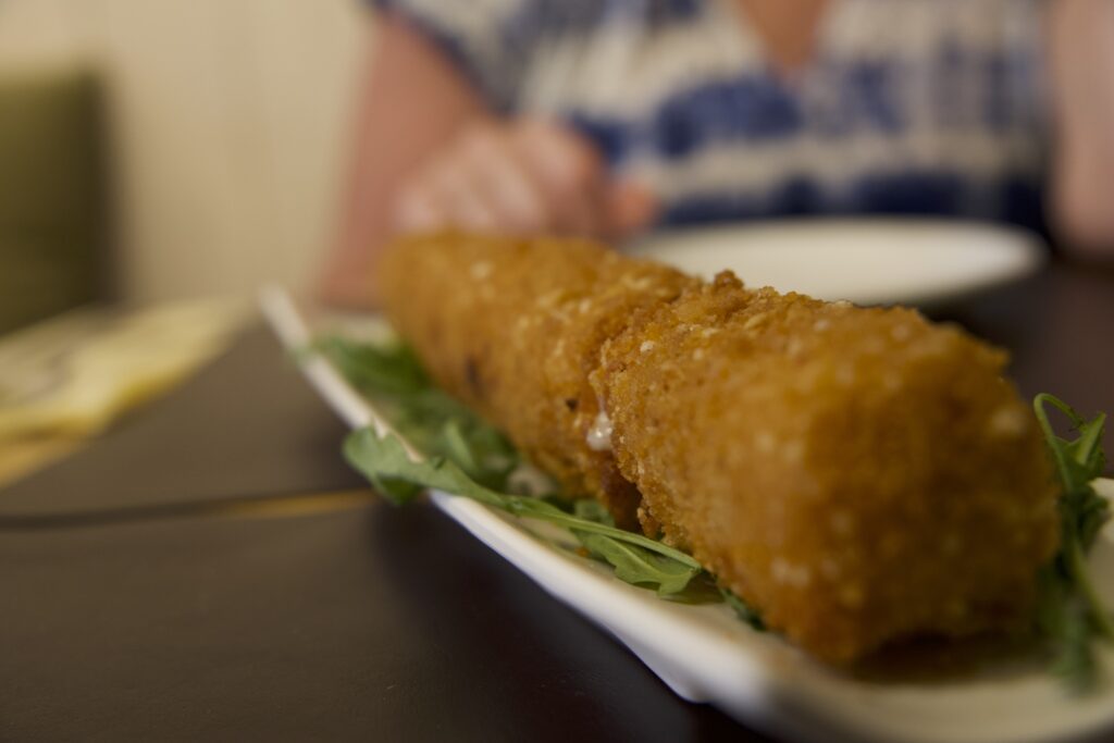 Gluten free croquette in Rome