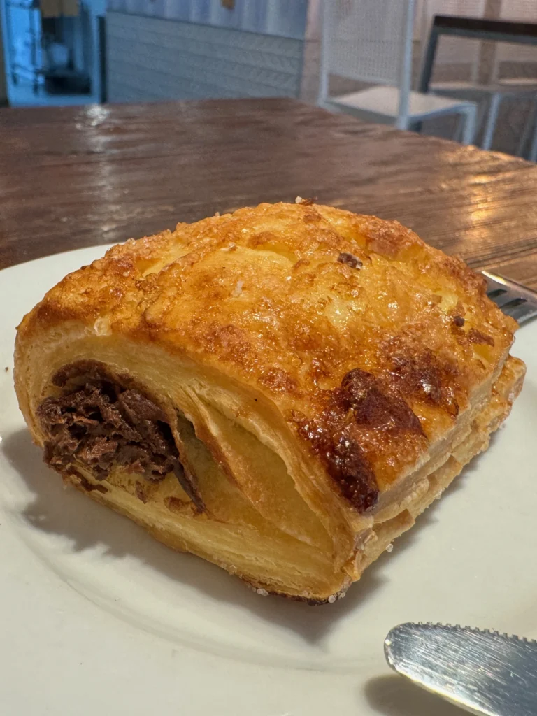 Pain au Chocolat at M Isla Pasteleria in Granada, Spain