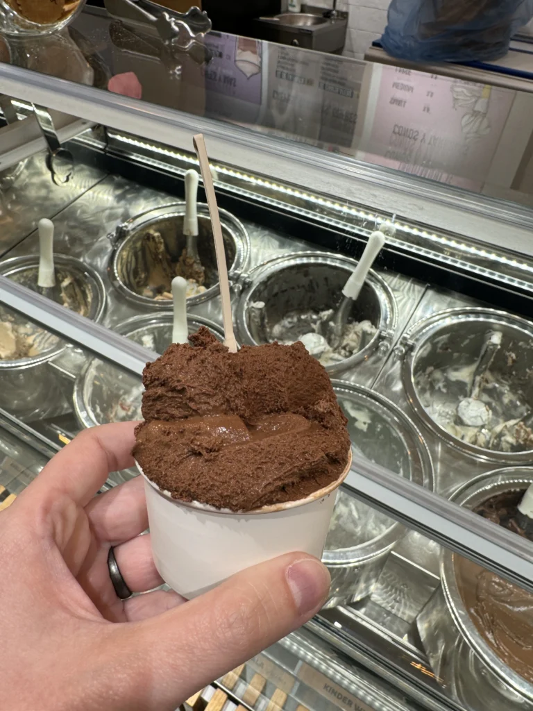 Ice cream from Martonela in Cadiz, Spain