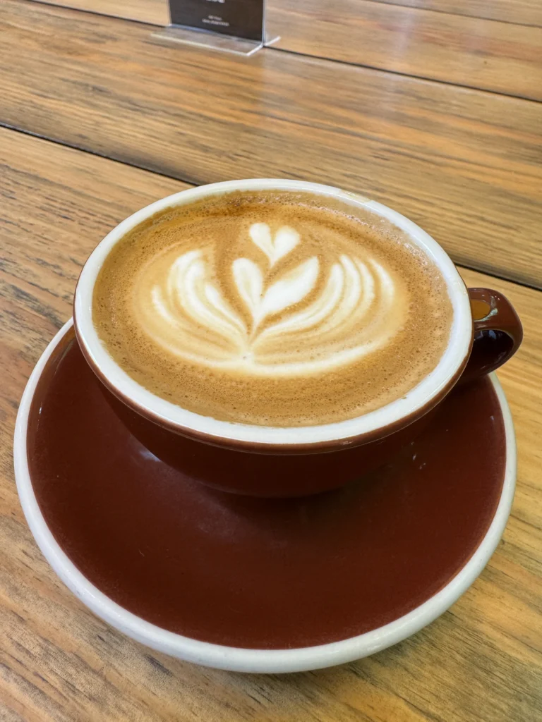 Coffee at 7G Coffee Roasters in Porto, Portugal