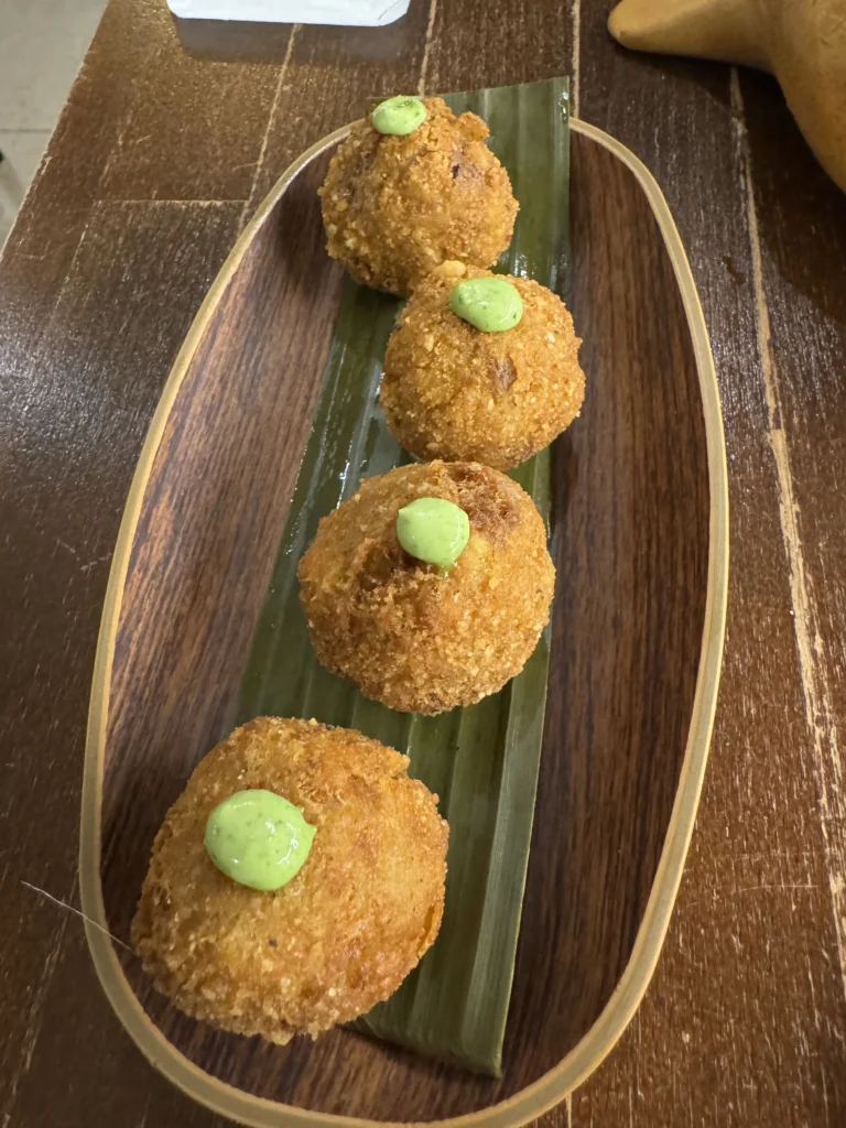 Croquettes at Senora Pan in Sevilla, Spain