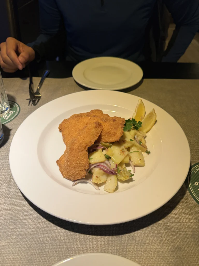 Gluten free food at Restaurant U Agamy in Prague