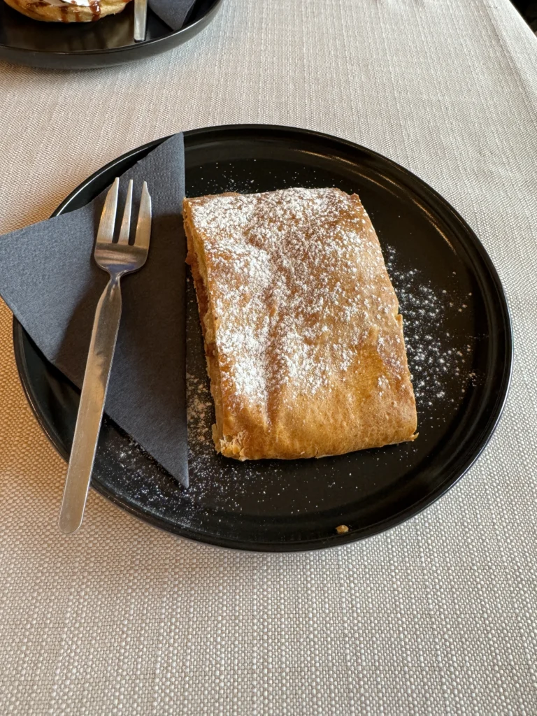 Strudel at Antonio Sandev Bistro in Prague