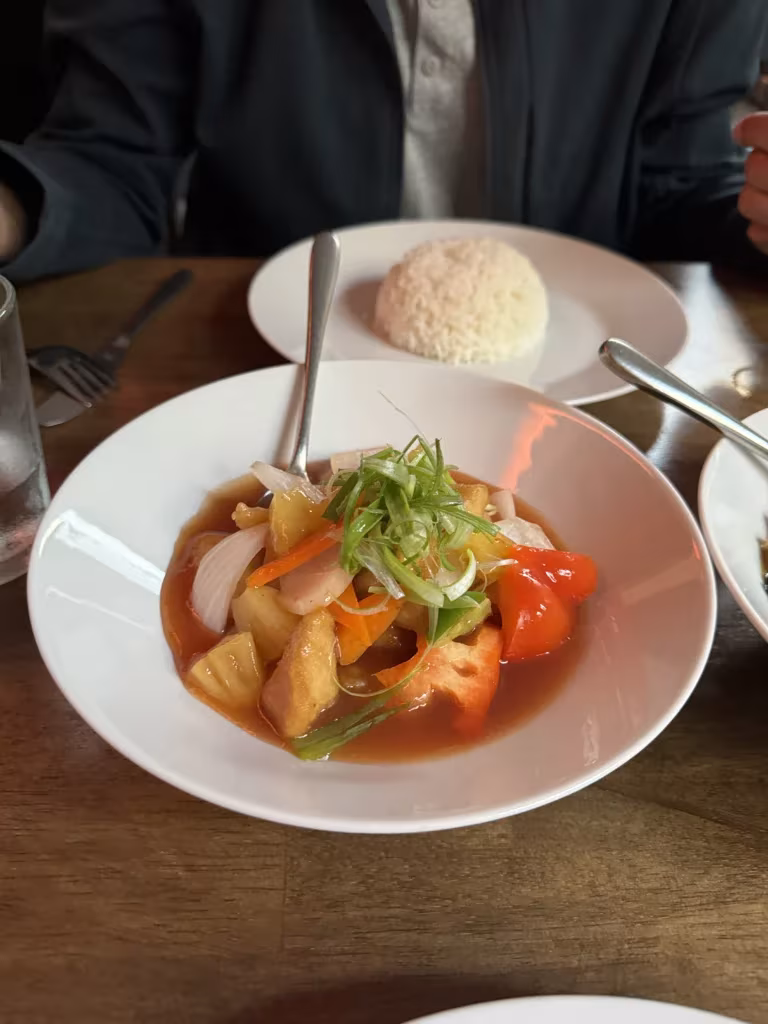 Food at Baan Thai in Antrim, Northern Ireland