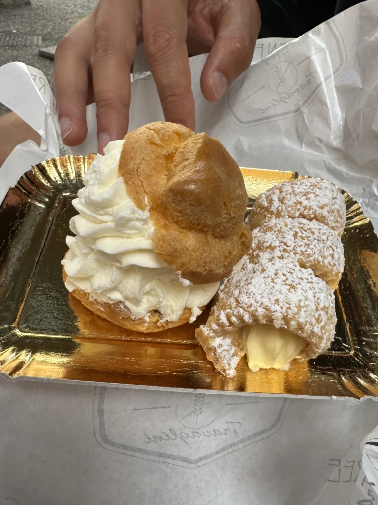 Pastries from Bakery 1970 in Genoa, Italy