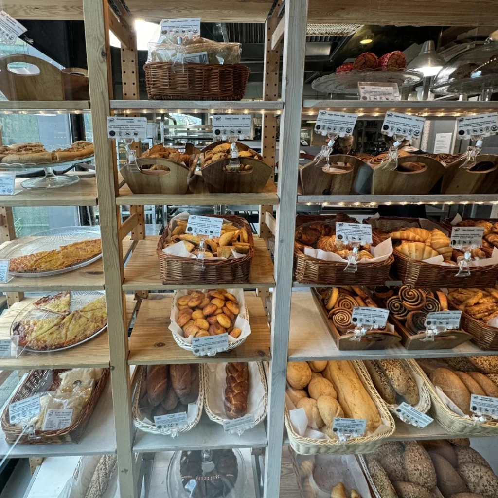 Gluten free pastries and bread in Budapest, Hungary