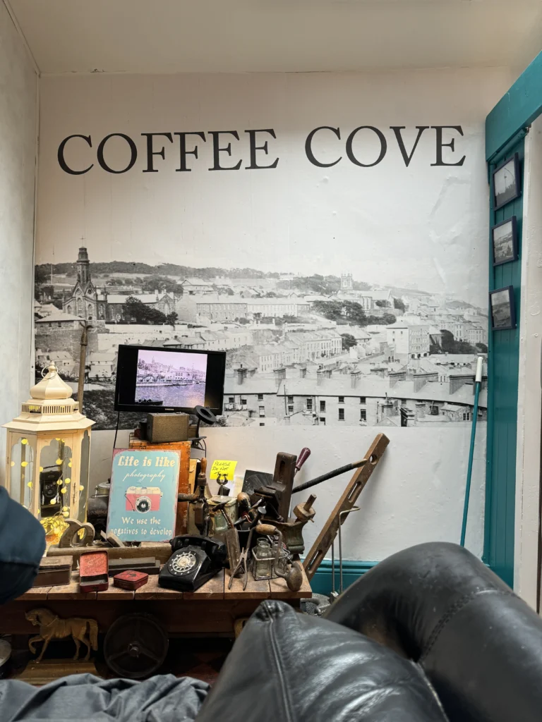 Inside of Coffee Cove in Cobh, Ireland