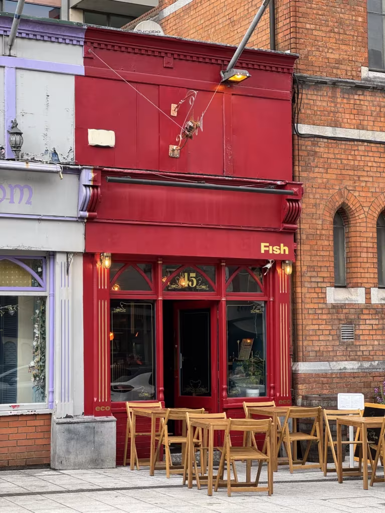Storefront of Eco Fish in Cork, Ireland