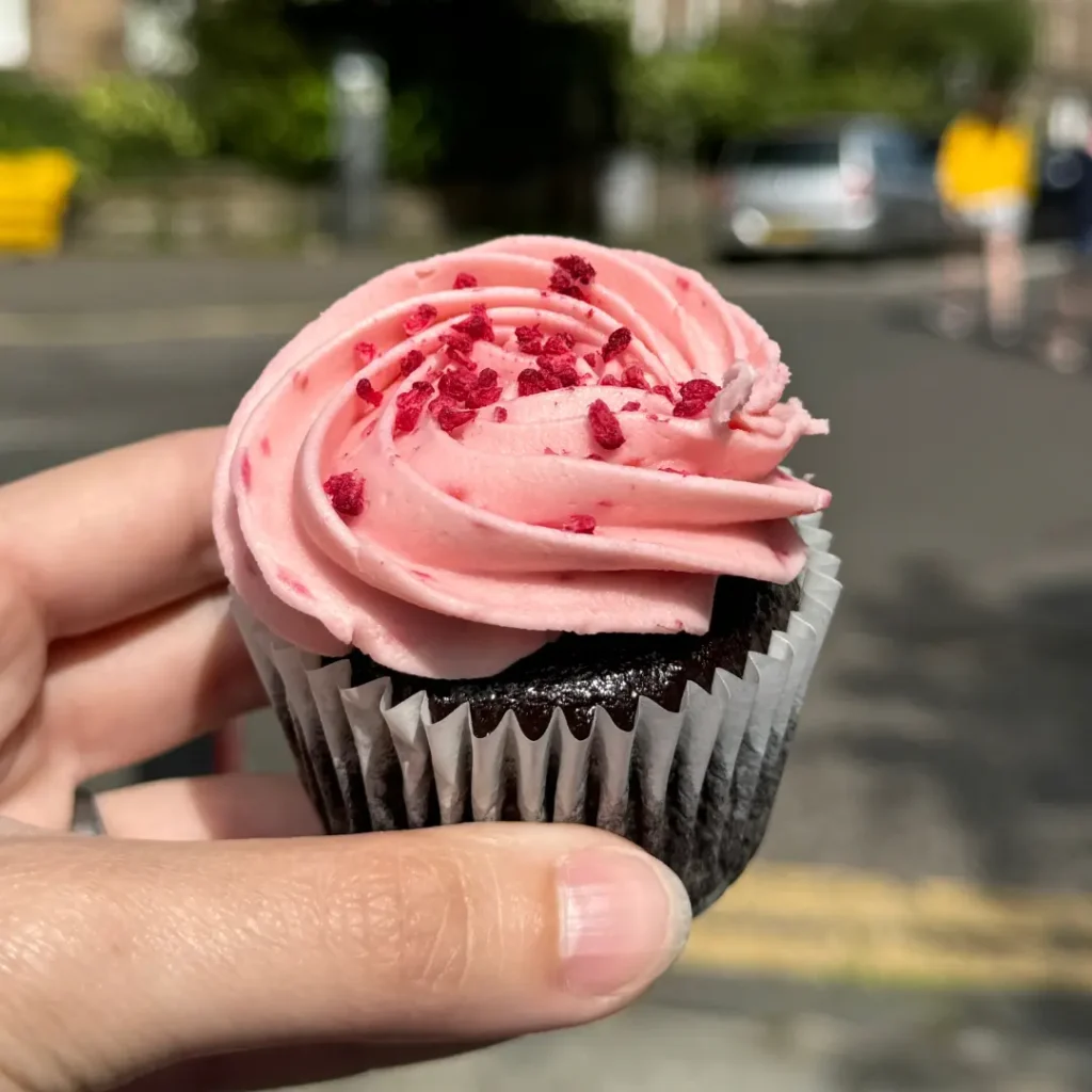 Gluten free cupcake in Edinburgh, Scotland