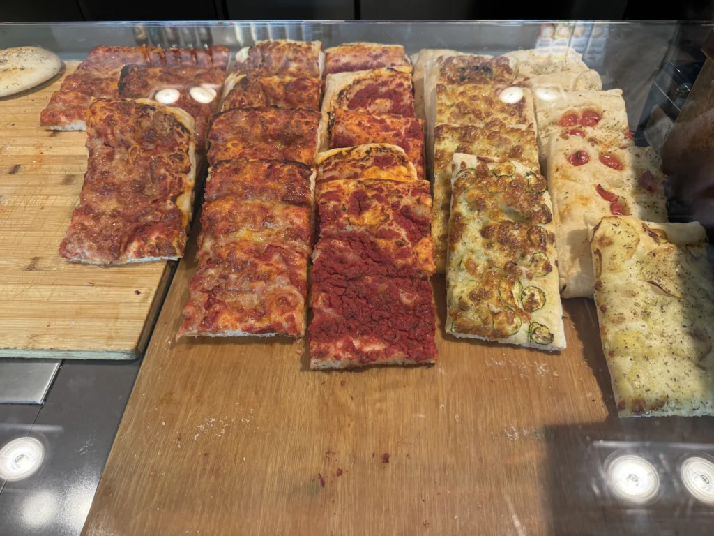 Gluten free focaccia in Turin, Italy