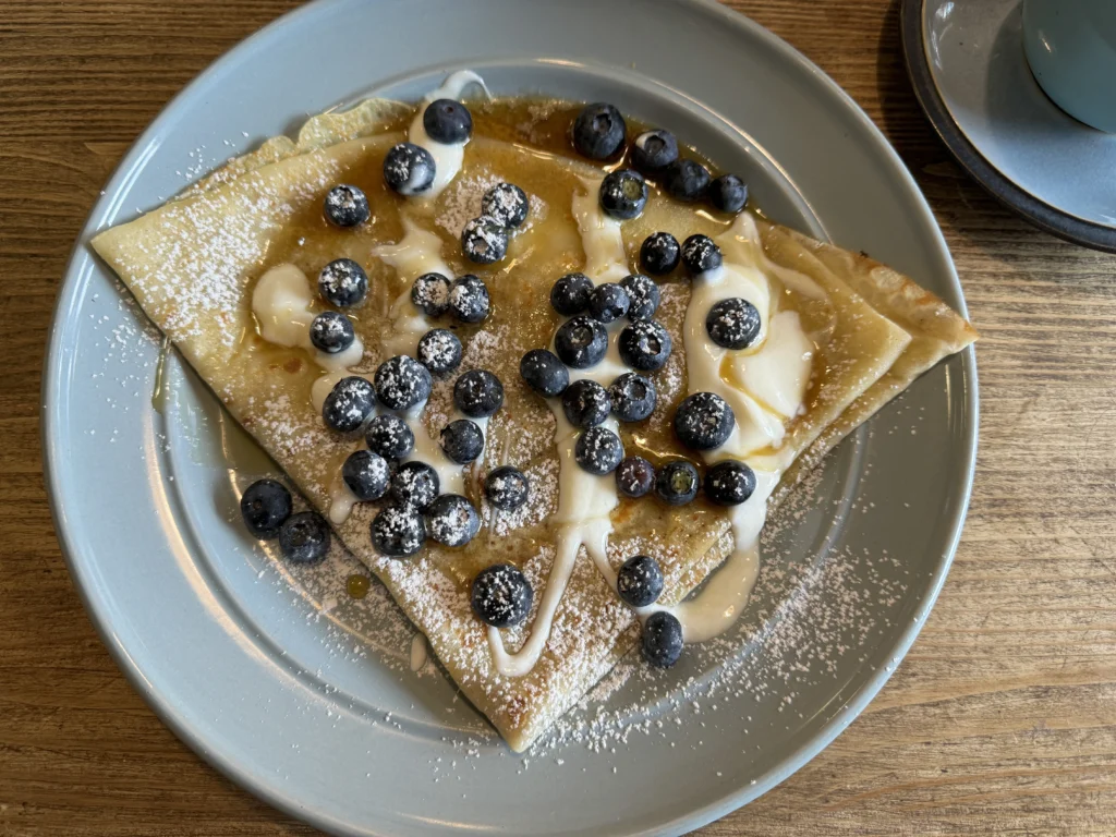 Crepe at Goose on the Loose in Dublin, Ireland