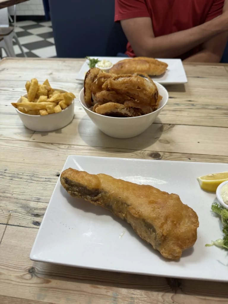 Hobson's Fish & Chips London gluten free fish & chips
