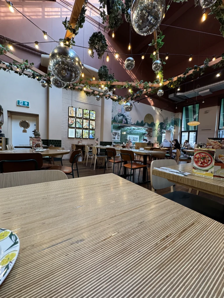 Inside Ask Italian Paddington location in London, UK