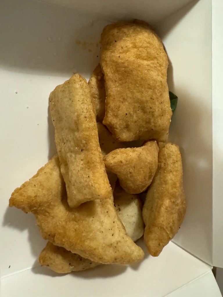 Gluten free fried dough from Il Padellino in Turin, Italy