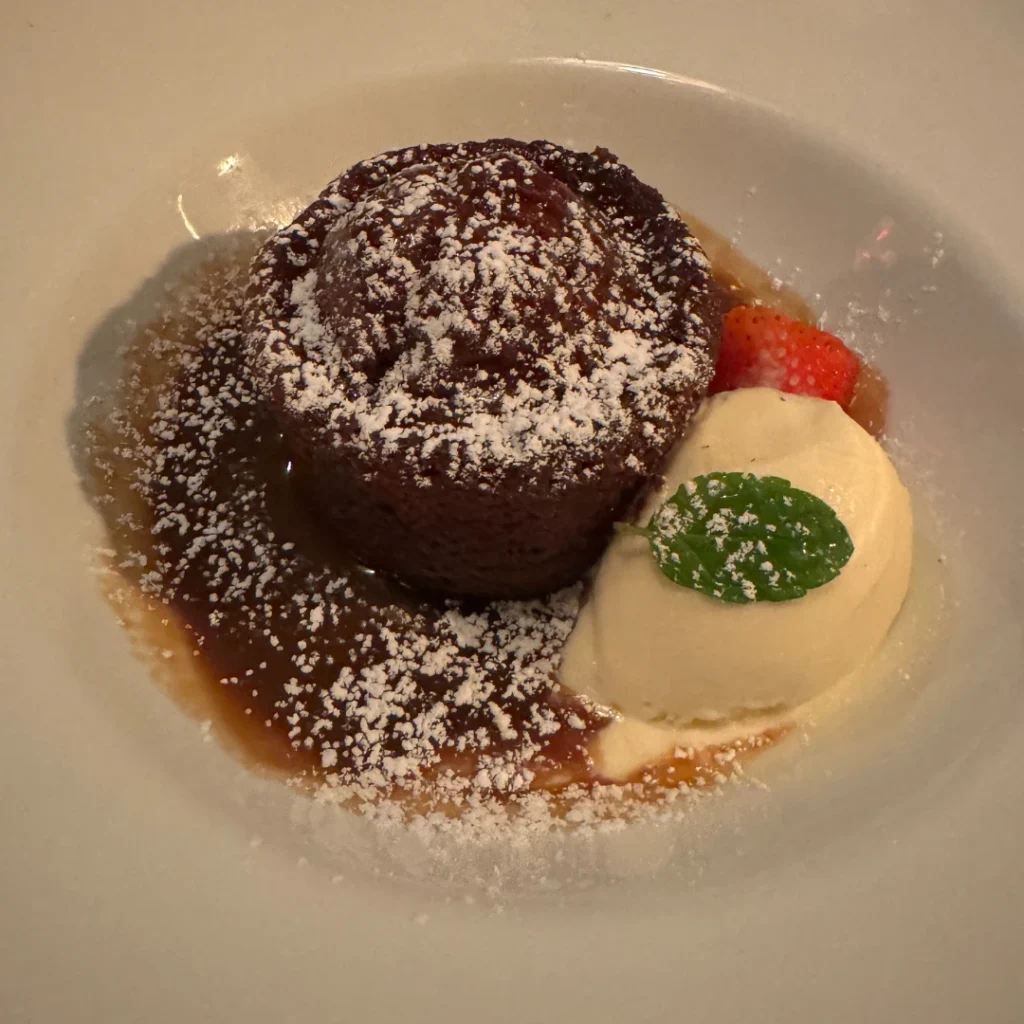 Gluten free sticky toffee pudding in Killarney, Ireland