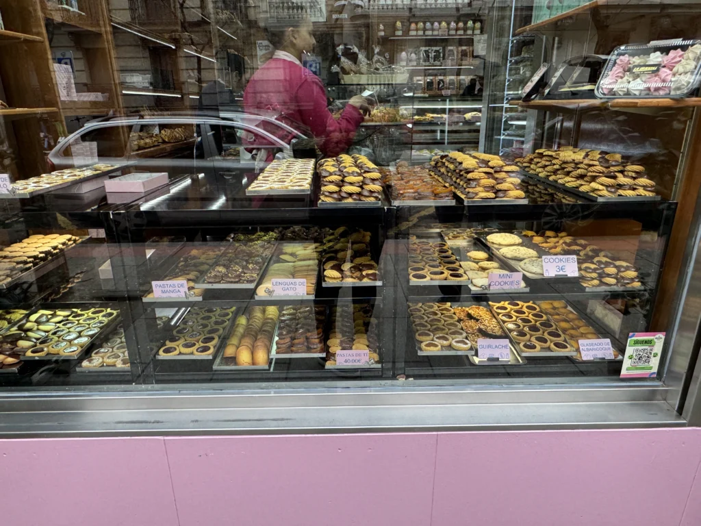 Gluten free pastries at La Oriental Sin Gluten, Madrid