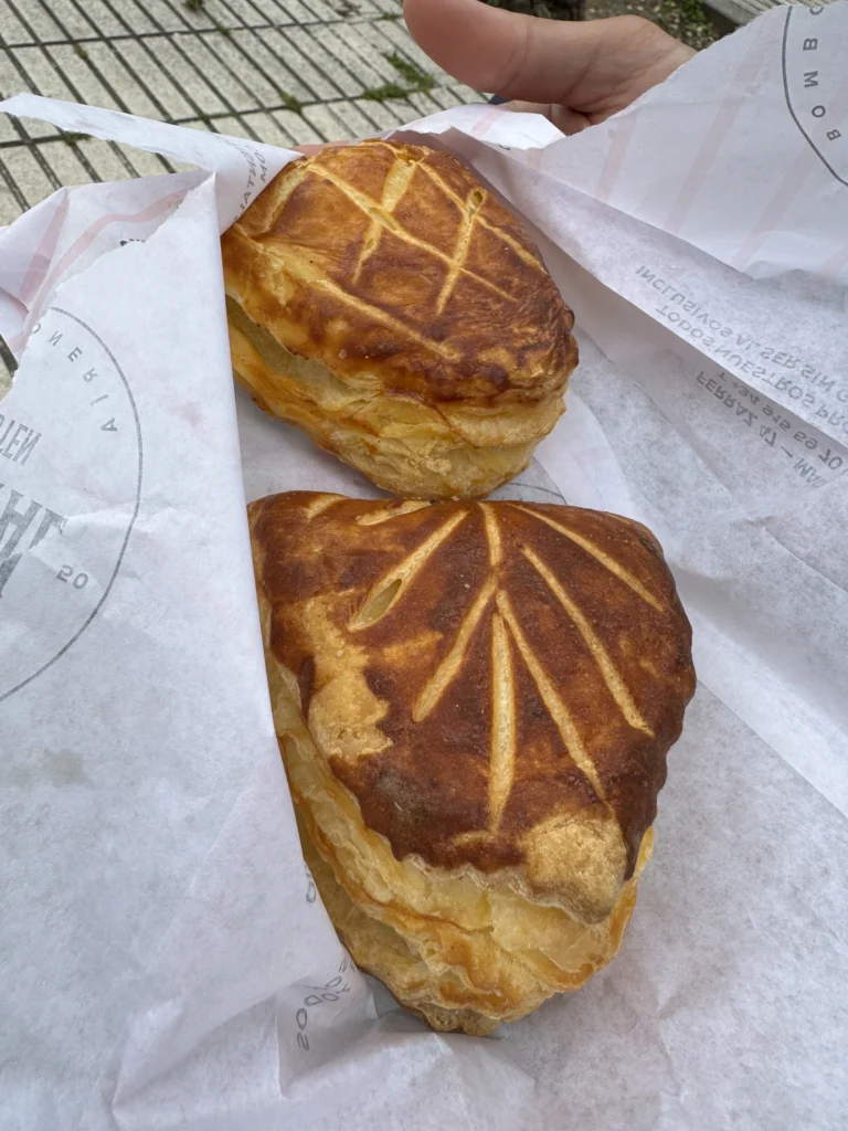 Gluten free empanadas from La Oriental Sin Gluten in Madrid, Spain