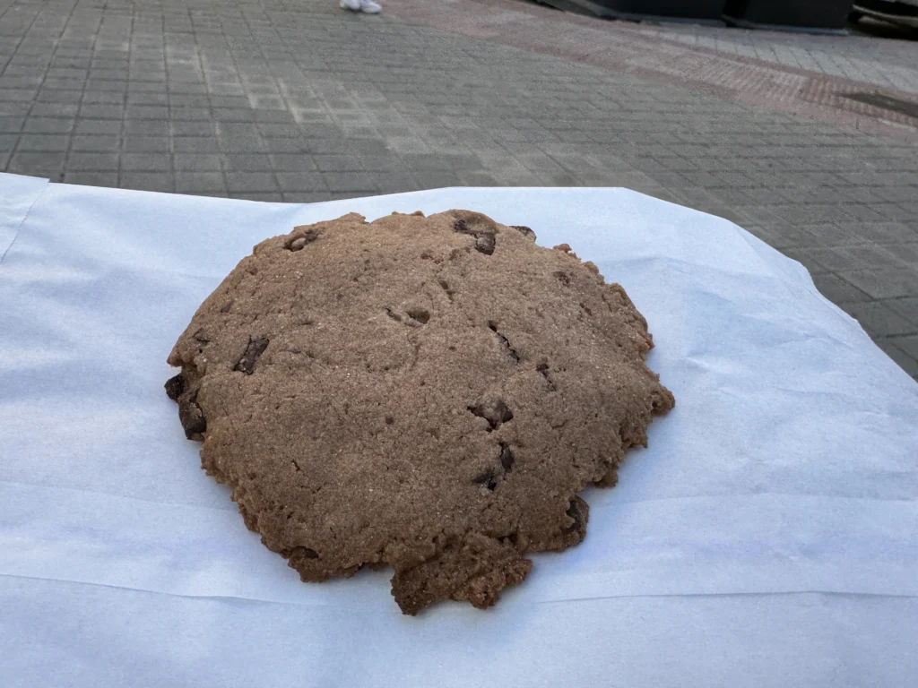 Gluten free cookie from Laib bakery, Madrid