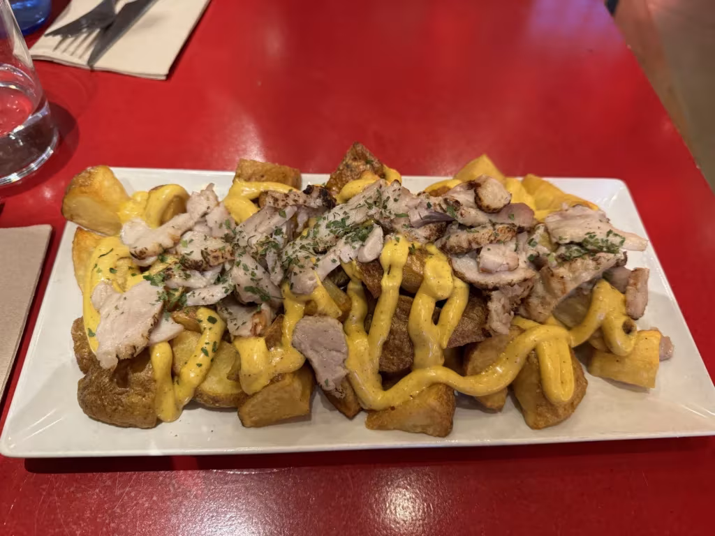 Patatas Bravas at Lalina in Madrid, Spain