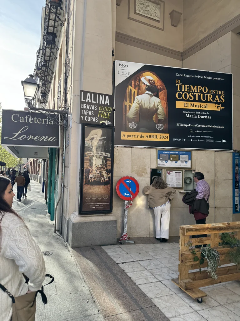 Outside of Lalina in Madrid, Spain