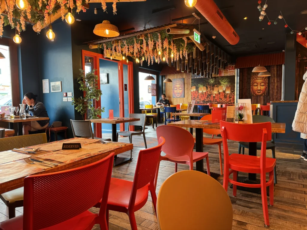 Inside of Lana Thai in Salthill, Galway, Ireland