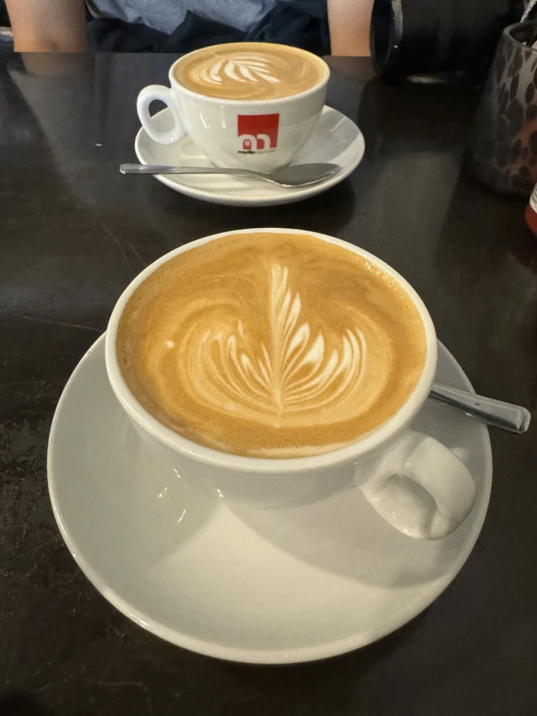 Coffee at L'etoile in Edinburgh, Scotland