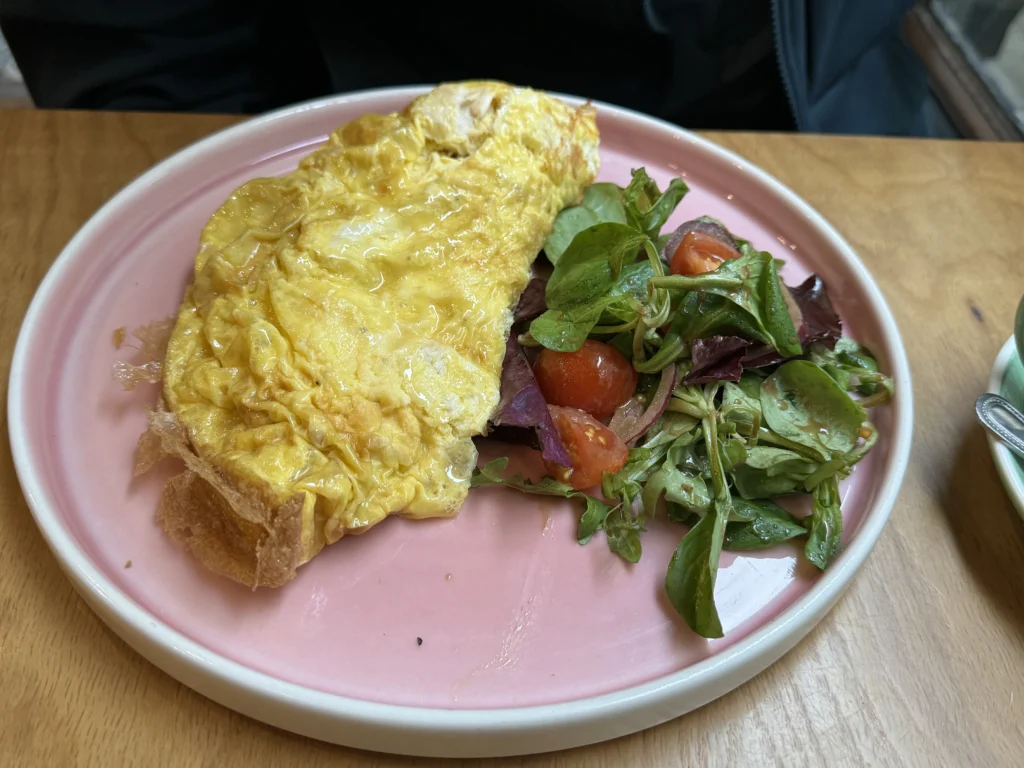 Gluten free omelette at The Buttery in Limerick, Ireland