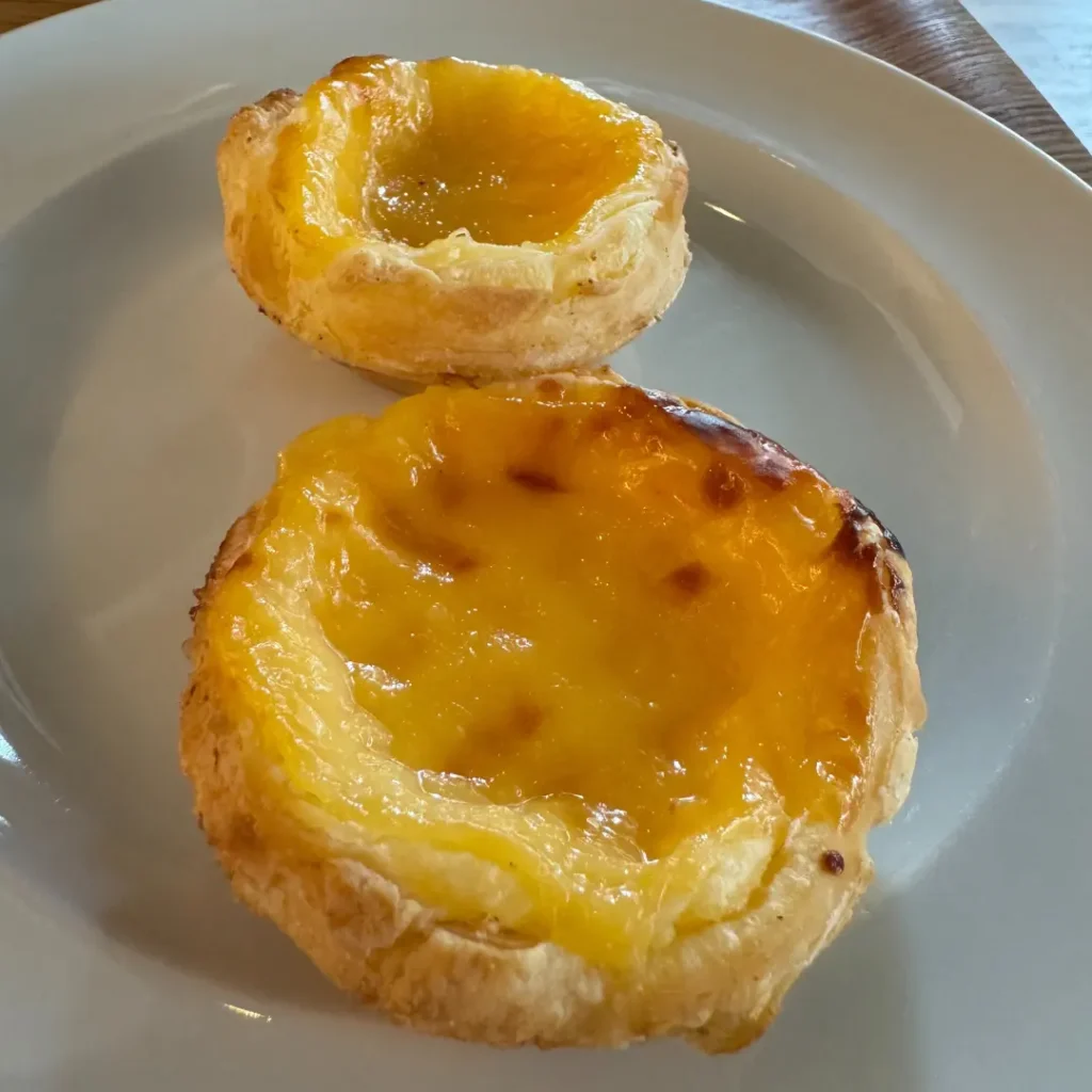 Gluten free pastel de nata in Lisbon, Portugal