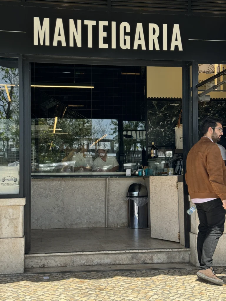 Storefront of Manteigaria in Lisbon, Portugal