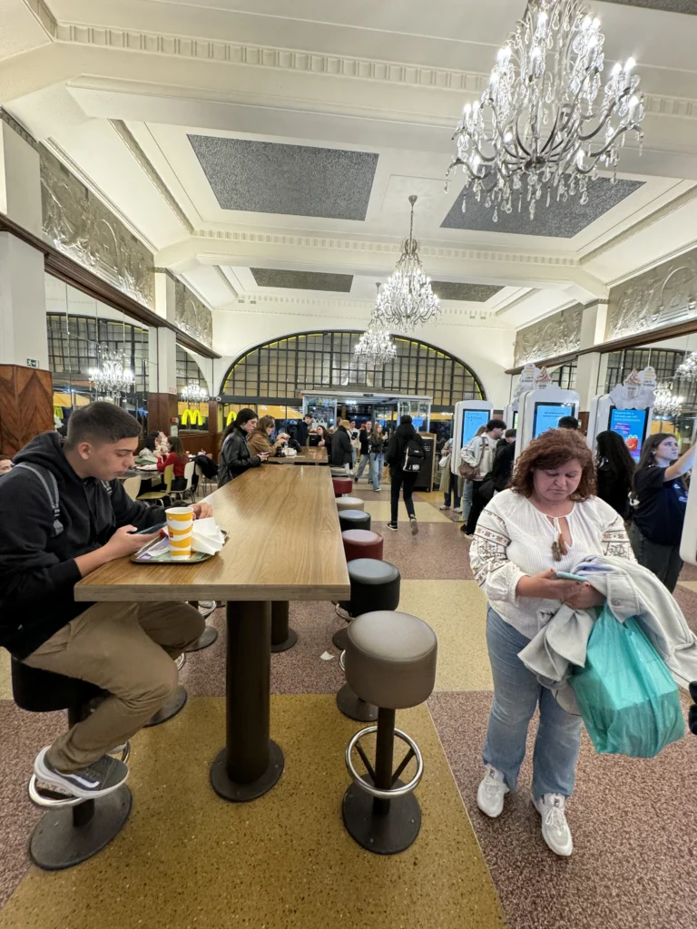 Inside the most beautiful McDonald's in Porto, Portugal