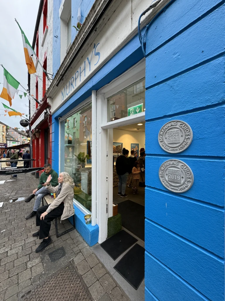 Outside of Murphy's Ice Cream in Galway, Ireland