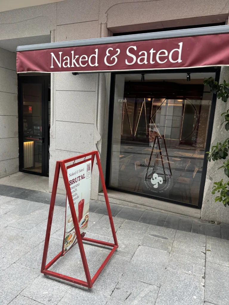 Naked&Sated Madrid storefront