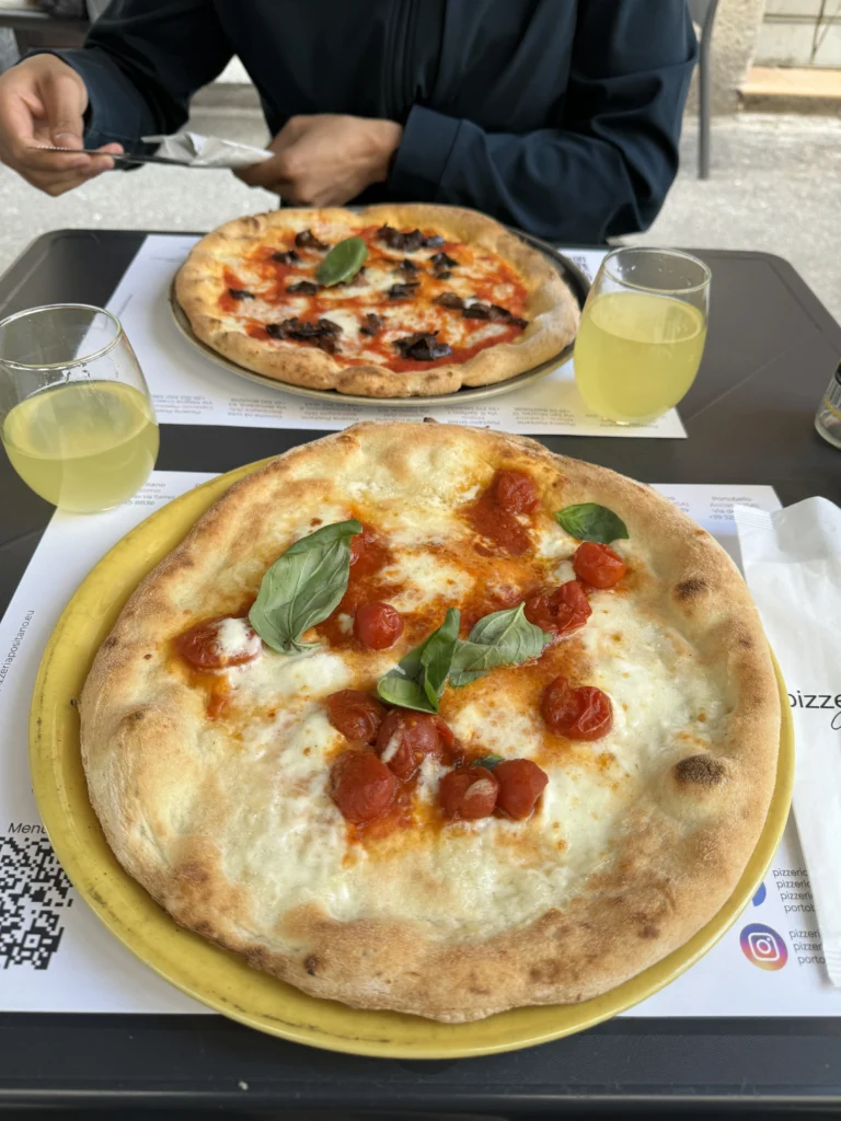 Gluten free pizza in Milan, Italy