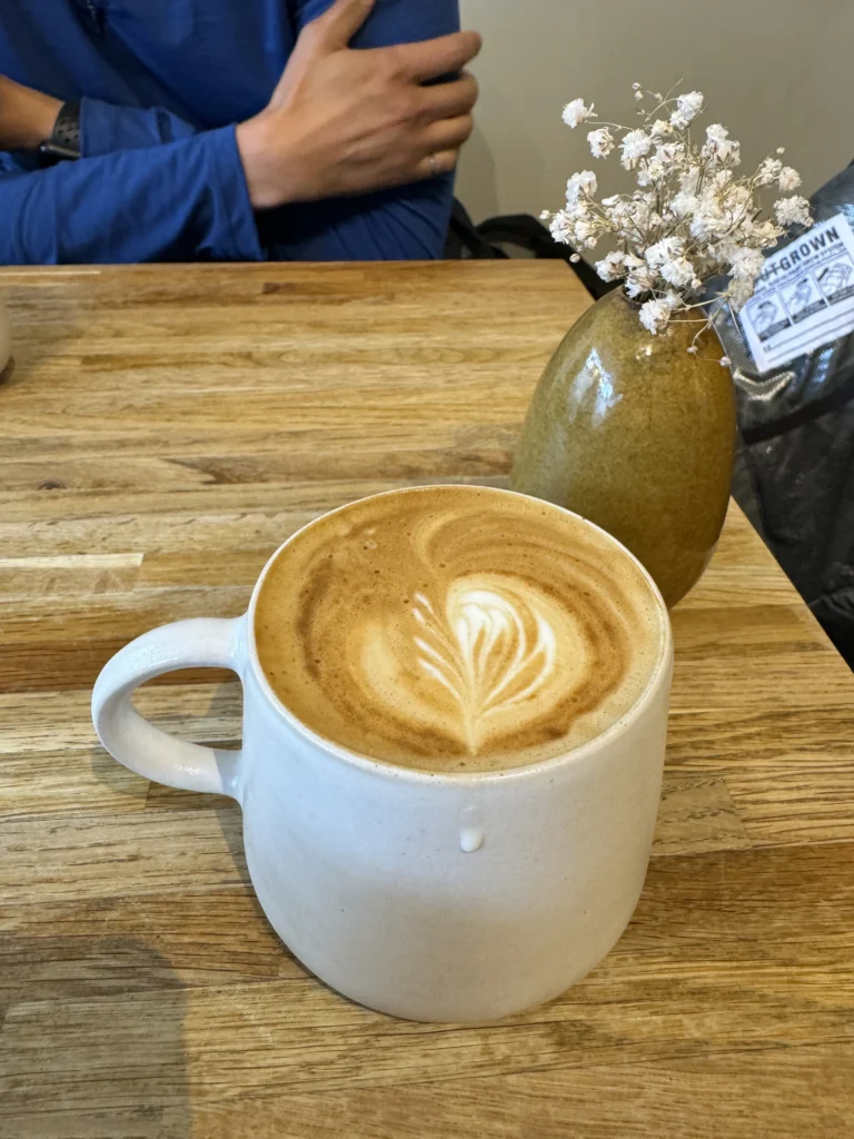 Coffee at Birch Cafe in Portree, Scotland