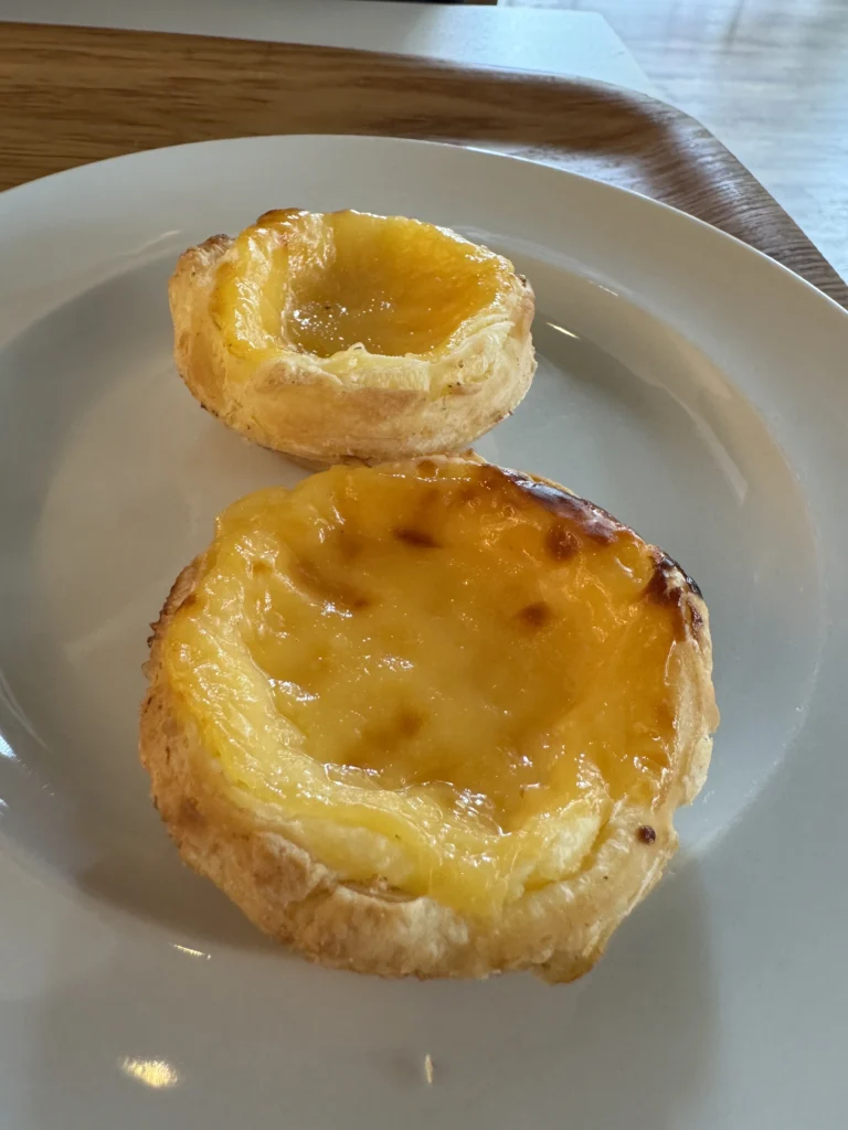 Gluten free pastel de nata from Rice Me! in Lisbon, Portugal