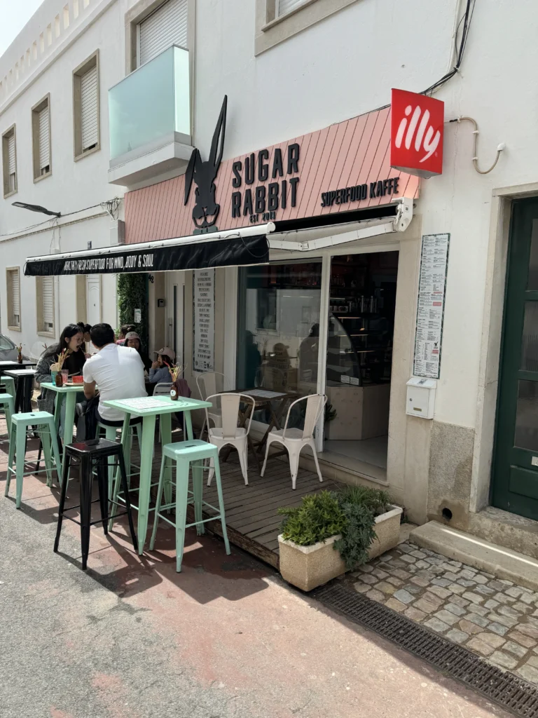 Storefront of Sugar Rabbit in Albufeira, Portugal