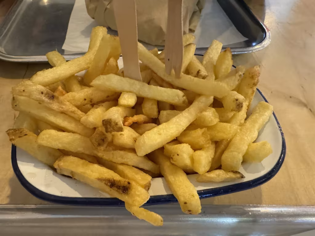Fries at Tribal Burger in Belfast, Northern Ireland
