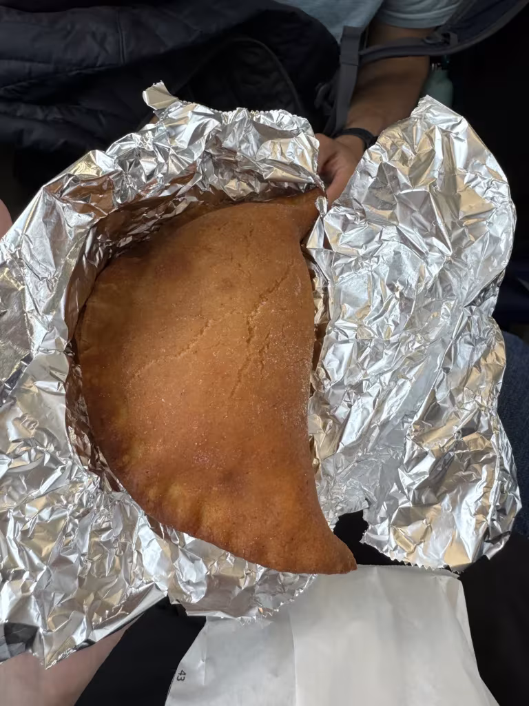 Savoury pastry from Pasticceria Bacio di Cioccolato in Verona, Italy