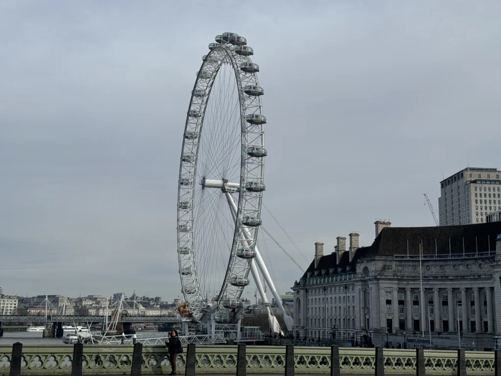 London Eye Ferris wheel in London, England