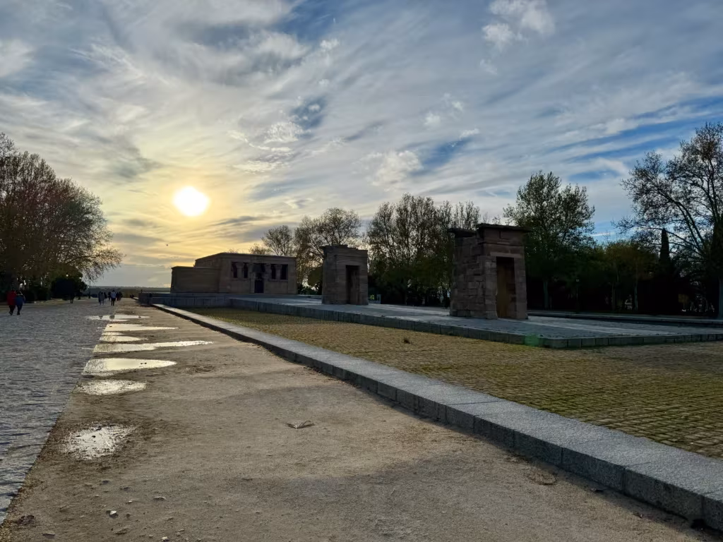 Temple of Debod in Madrid, Spain
