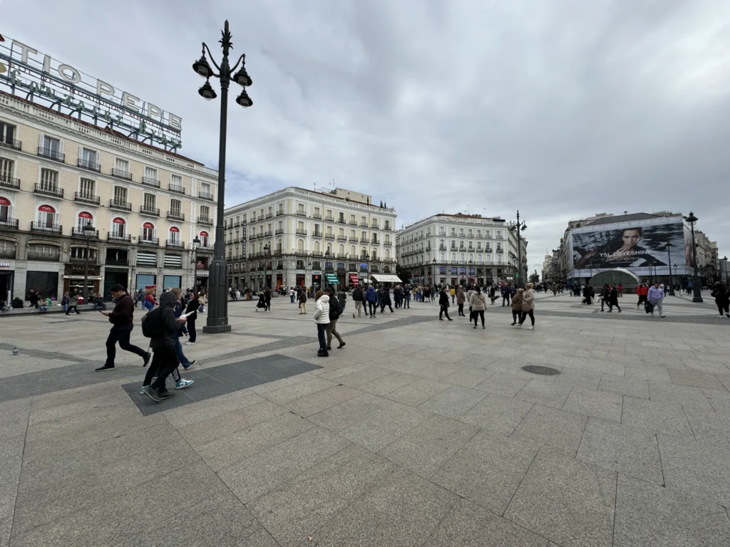 Puerta del Sol in Madrid, Spain