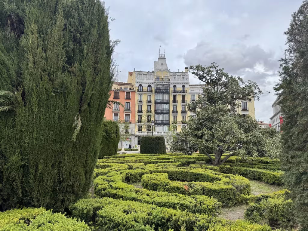Plaza de Oriente in Madrid, Spain
