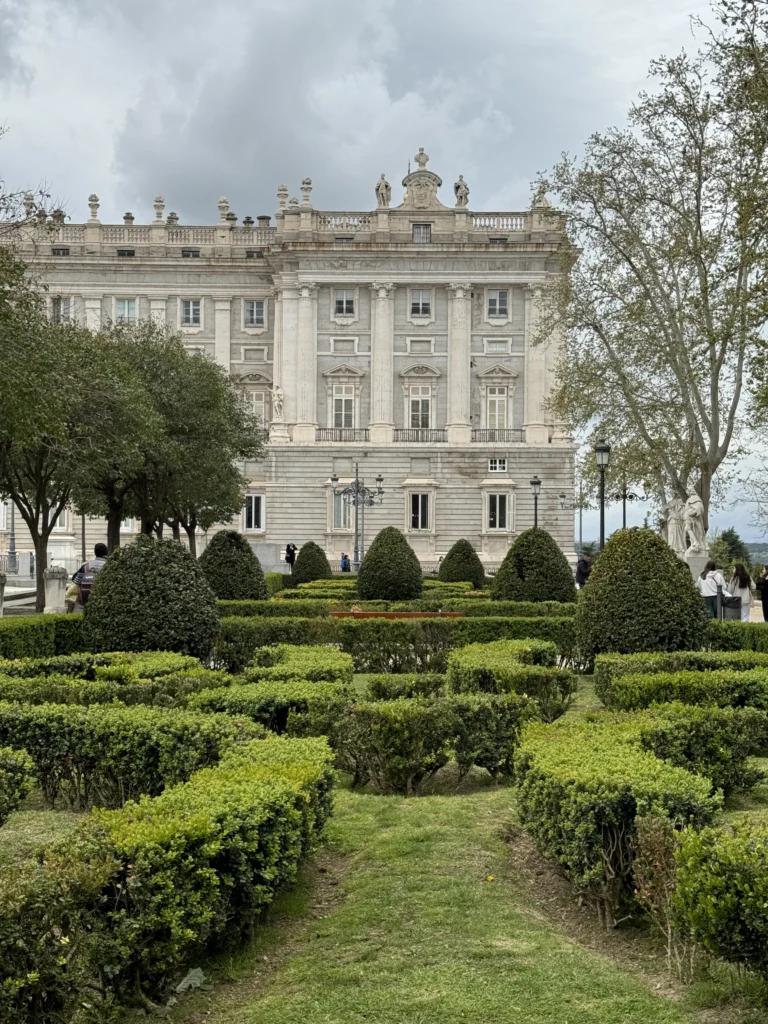 Plaza de Oriente in Madrid, Spain
