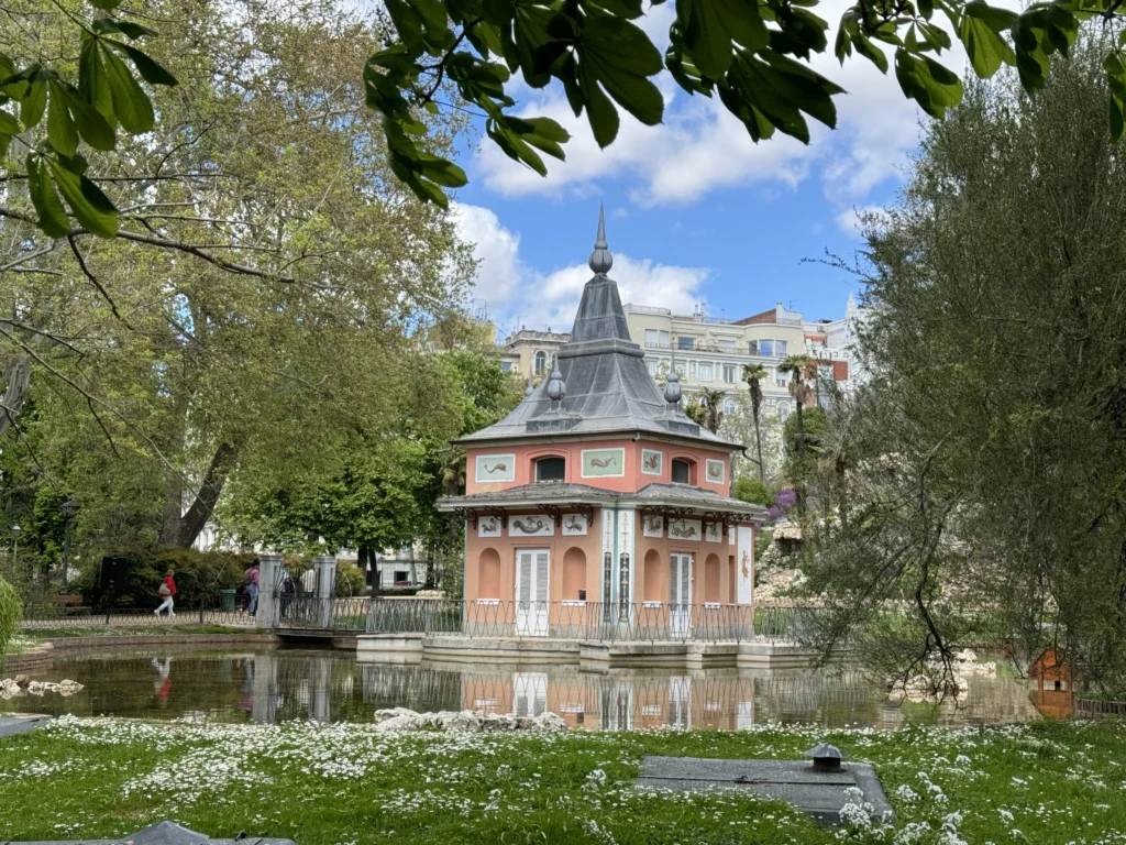 El Retiro park in Madrid, Spain