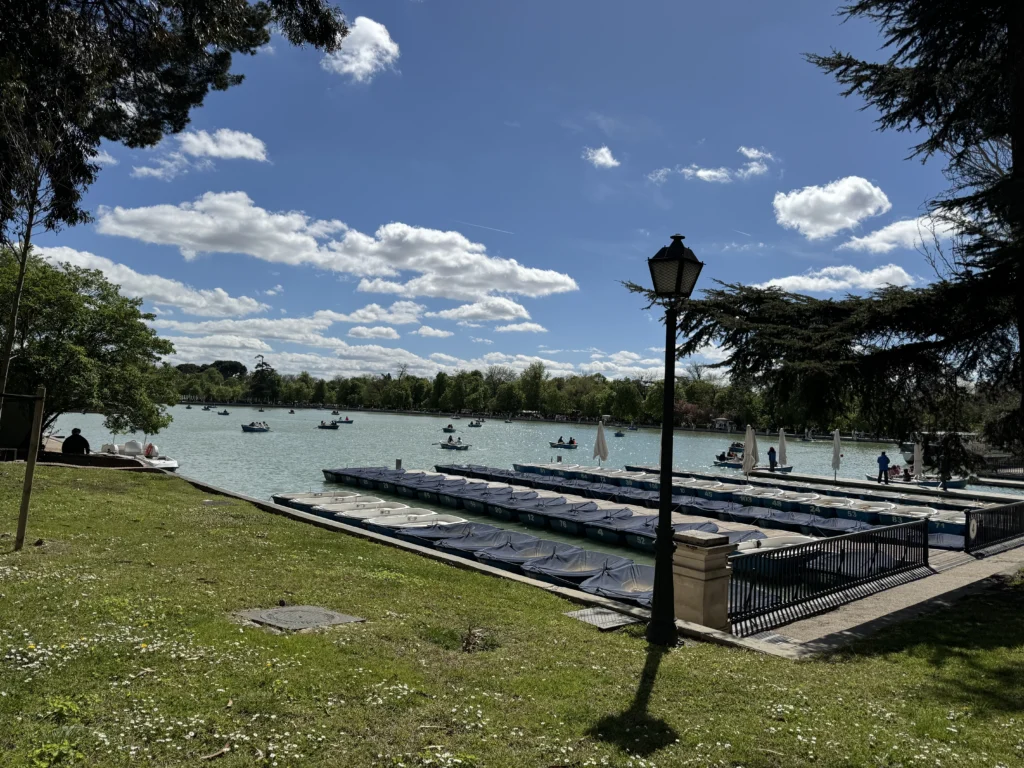 El Retiro park in Madrid, Spain